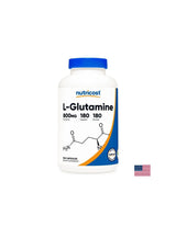 In support of muscles and intestinal function - L-Glutamine, 800 mg x 180 capsules - Nutra Best Europe