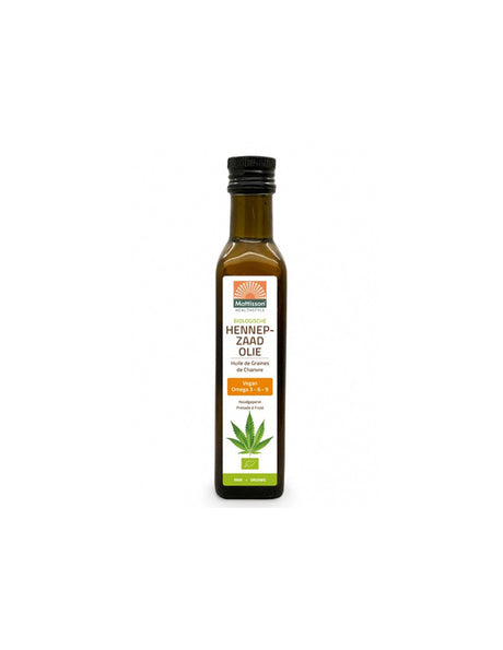 Organic hemp seed oil, 250 ml - Nutra Best Europe