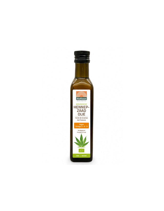 Organic hemp seed oil, 250 ml - Nutra Best Europe