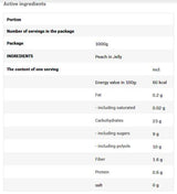 Frulove in Jelly | Peach - 1000 grams - Nutra Best Europe