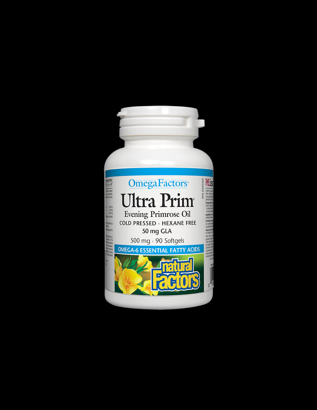 Ultra Prim Evening Primrose Oil 500 mg - 90 Gel capsules - Nutra Best Europe