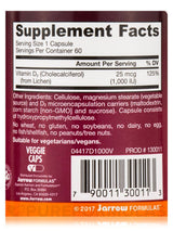 Vegan Vitamin D3 1000 IU 60 capsules - Nutra Best Europe