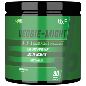 Veggie-Might | 3 in 1 Complete Formula ~ Greens & Multi Vitamin & Probiotic - 180 grams - Nutra Best Europe
