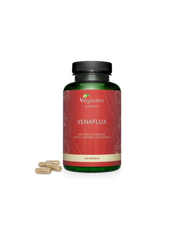 Venaflux Complex - Herbal formula against varicose veins and hemorrhoids, 120 capsules Vegavero - Nutra Best Europe