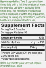 Cranberry Fruit 465 mg - 100 capsules - Nutra Best Europe