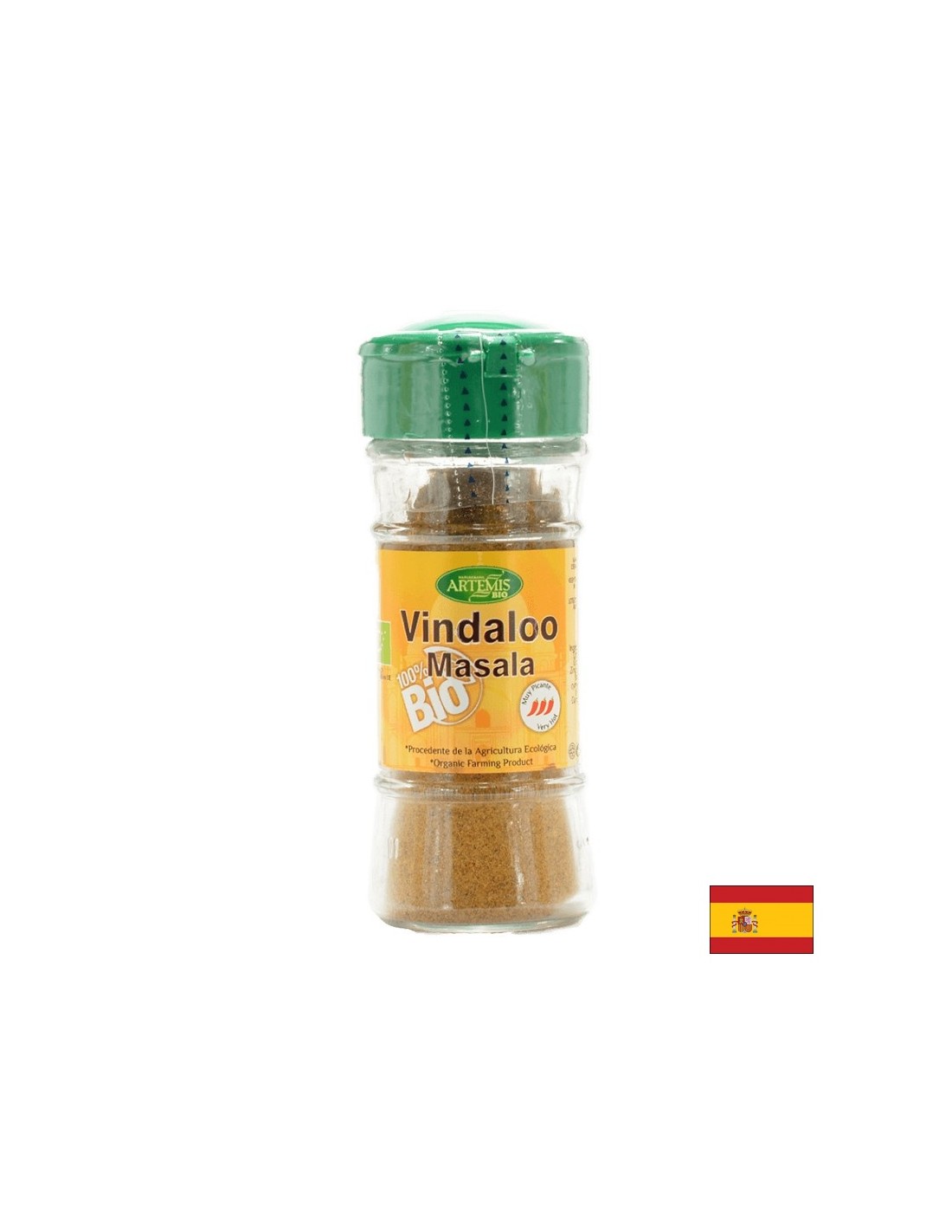 Organic Spices - Indian Blend Vindaloo Masala (Super Hot), 28g, Powder - Nutra Best Europe