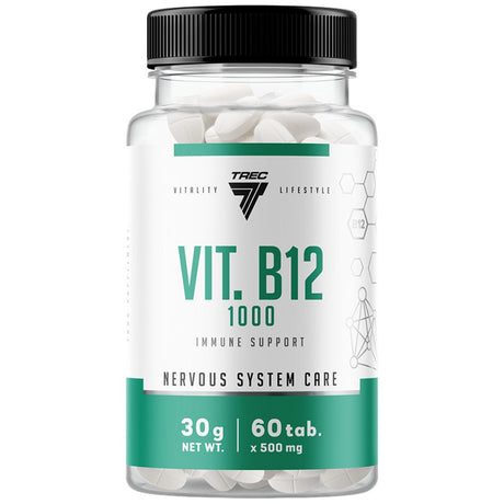 Vit. B12 1000 | Vitamin B12 Methylcobalamin - 60 Tablets - Nutra Best Europe