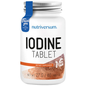 Iodine Tablet 100 mcg - 60 Tablets - Nutra Best Europe