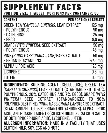 AntiOxidant Femina - 60 Tablets - Nutra Best Europe