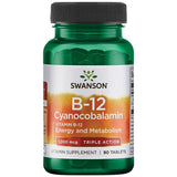 Triple Action B-12 1000 mcg - 90 Tablets - Nutra Best Europe