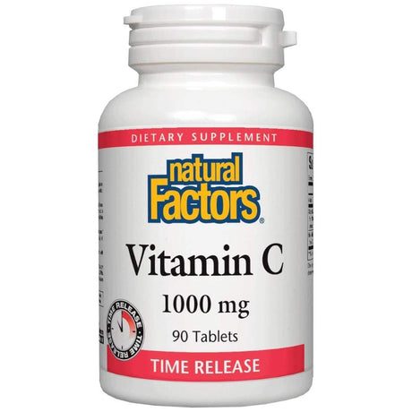 Vitamin C 1000 mg Time Release - 90 Tablets - Nutra Best Europe