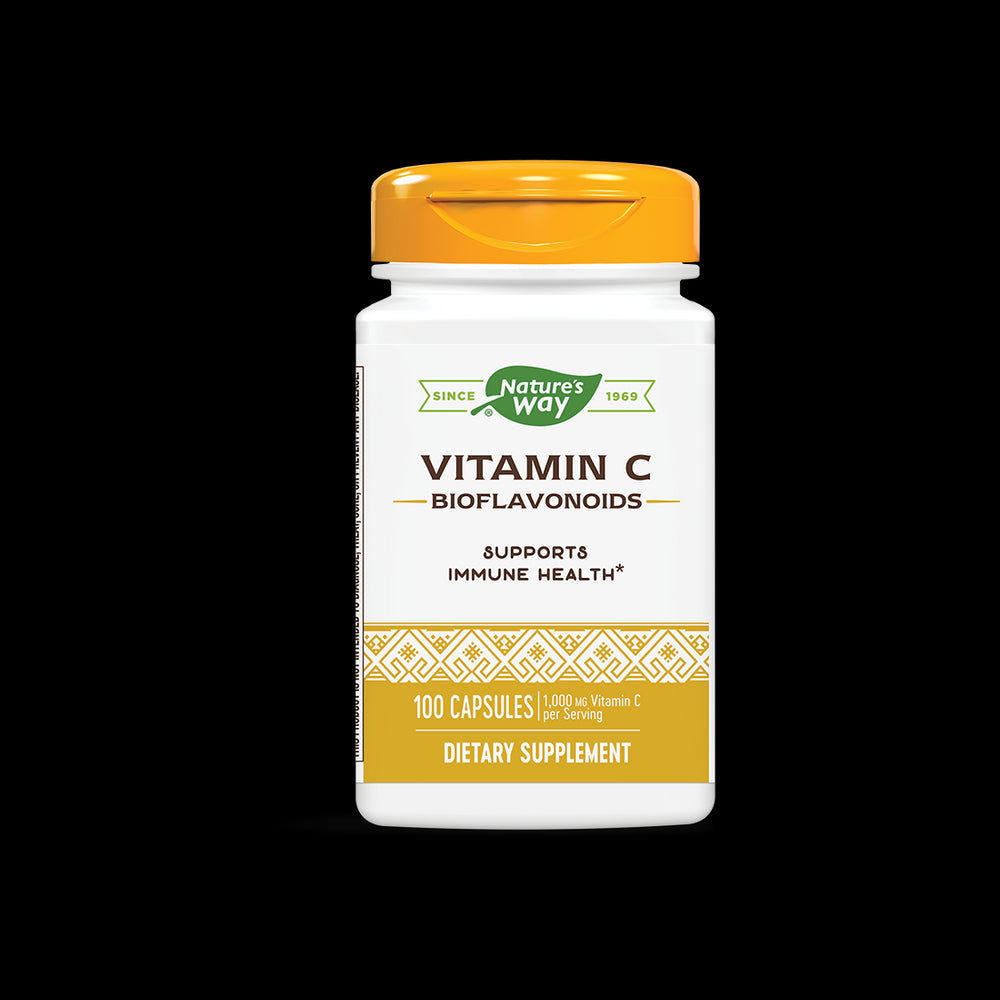 Vitamin C Bioflavonoids/ Vitamin C & Bioflavones 500 mg x 100 capsules Nature's Way - Nutra Best Europe