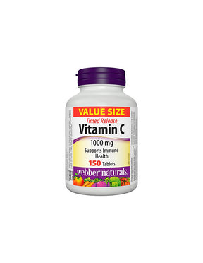 Vitamin C Timed Release 1000 mg - Vitamin C 1000 mg (with prolonged release), 150 tablets - Nutra Best Europe