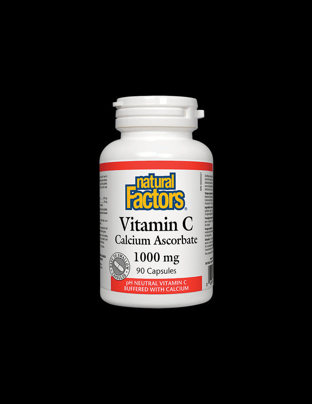 Vitamin C 1000 mg | Calcium Ascorbate Caps - 90 capsules - Nutra Best Europe