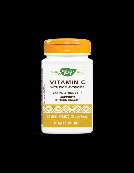 Vitamin C with Bioflavonoids 1000 mg - 100 capsules - Nutra Best Europe
