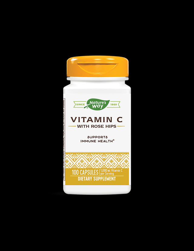 Vitamin C with Rose Hips 500 mg - 100 capsules - Nutra Best Europe