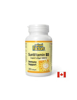 SunVitamin D3 1000 IU - 360 Gel capsules - Nutra Best Europe