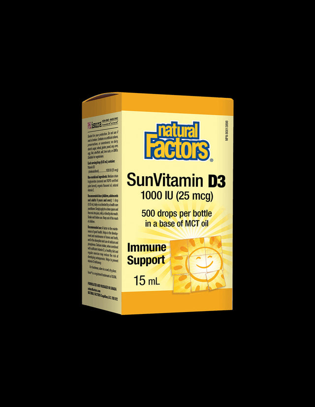 Vitamin D3 1000 IU Drops - 15 ml - Nutra Best Europe