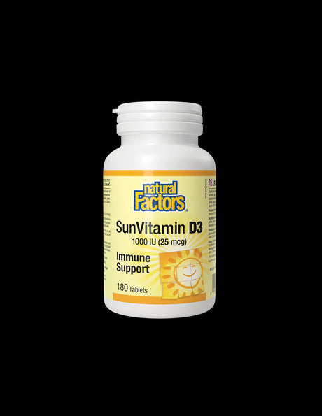 SunVitamin D3 1000 IU - 180 Tablets - Nutra Best Europe