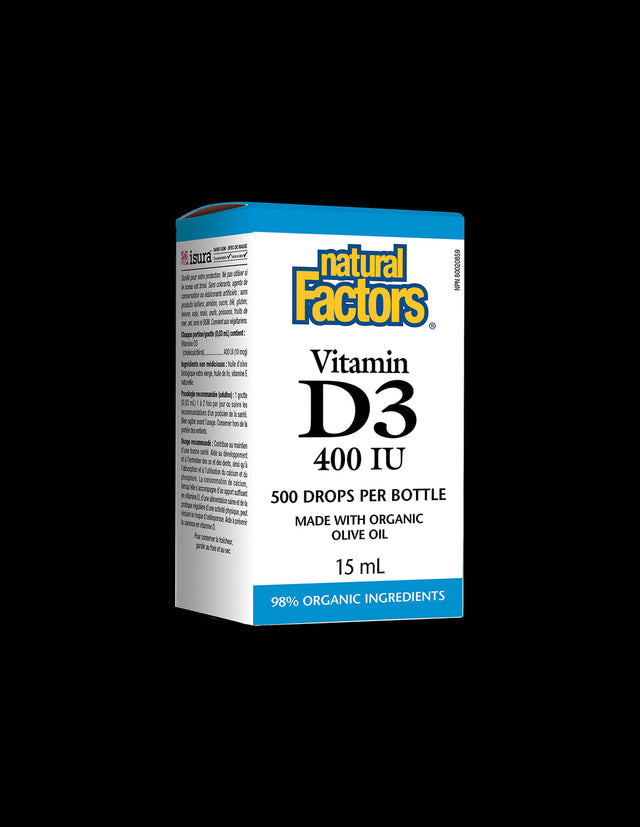 Vitamin D3 400 IU Drops - 15 ml - Nutra Best Europe
