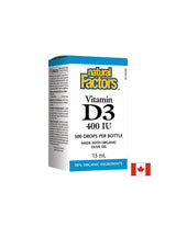 Vitamin D3 400 IU Drops - 15 ml - Nutra Best Europe