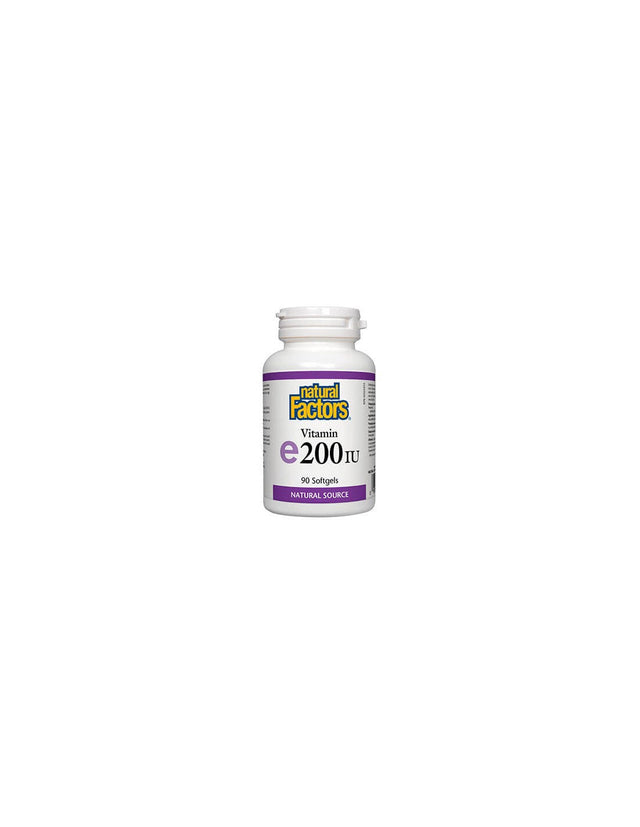 Vitamin E 100 mg / 200 IU D-alpha-Tocopherol - 90 Gel capsules - Nutra Best Europe