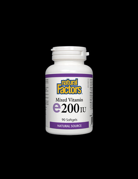 Vitamin E 200 IU Natural Source Tocopherol - 90 capsules - Nutra Best Europe