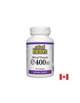 Vitamin E 400 IU · Natural Source 268 mg - 90 Gel capsules - Nutra Best Europe
