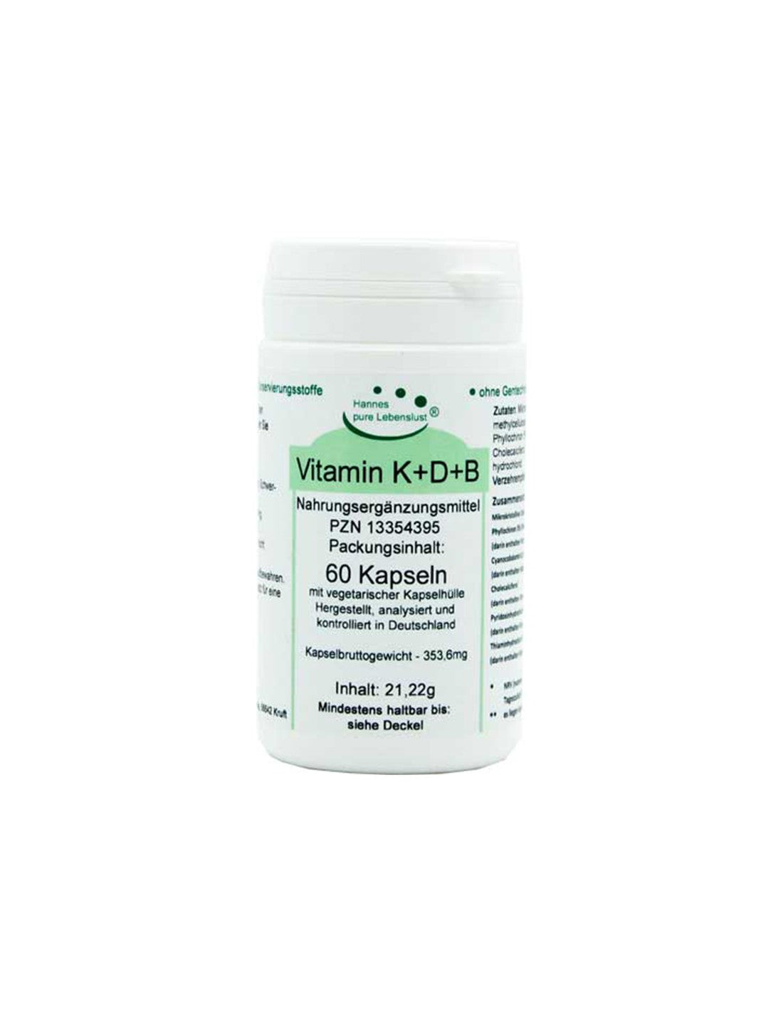 Vitamin K + D + B - Vitamin K + D + B, 60 capsules El Compra - Nutra Best Europe