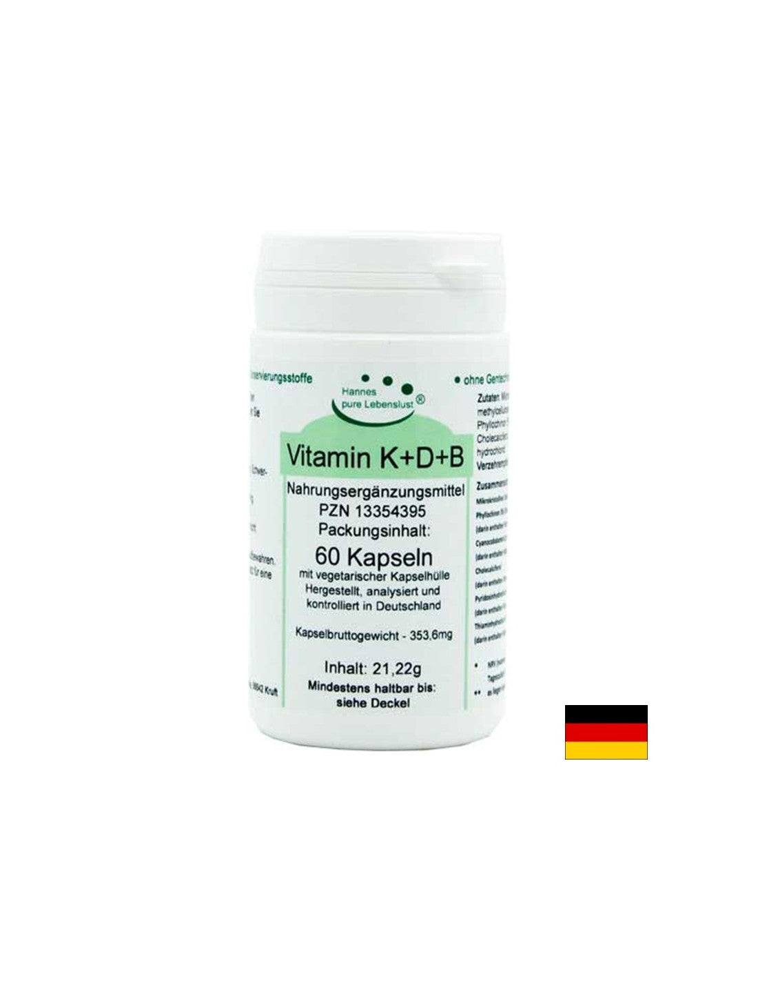 Vitamin K + D + B - Vitamin K + D + B, 60 capsules El Compra - Nutra Best Europe