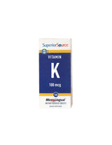 Vitamin K1 - Bones and Cardiovascular System, 100 µg x 100 Sublingual Tablets Superior Source - Nutra Best Europe