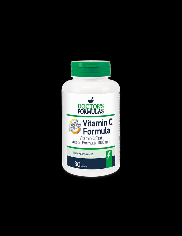 Vitamin C (with rapid absorption) - 1000 mg, 30 tablets Doctor's Formulas - Nutra Best Europe