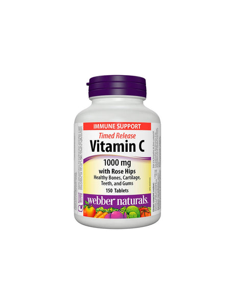 Vitamin C/ Vitamin C 1000 mg + Rosehip x 150 extended-release tablets - Nutra Best Europe