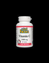 Vitamin C/ Vitamin C 1000 mg and Bioflavones x 90 extended-release tablets Natural Factors - Nutra Best Europe