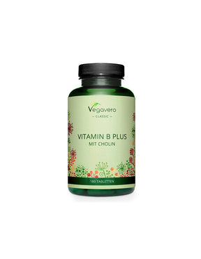 Vitamin B Plus with Choline, 180 tablets - Nutra Best Europe