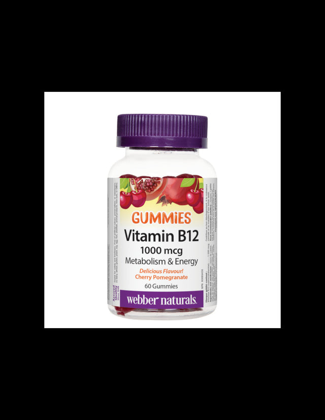 For anemia and to support the nervous system - Vitamin B12 1000 µg, 60 jelly tablets - Nutra Best Europe