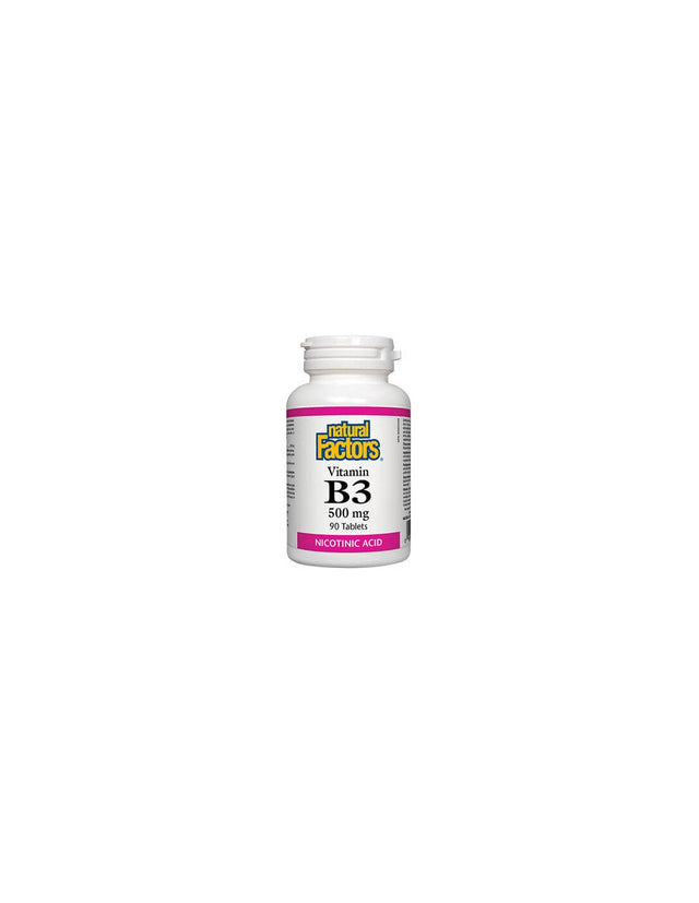 Vitamin B3 500 mg - 90 Tablets - Nutra Best Europe
