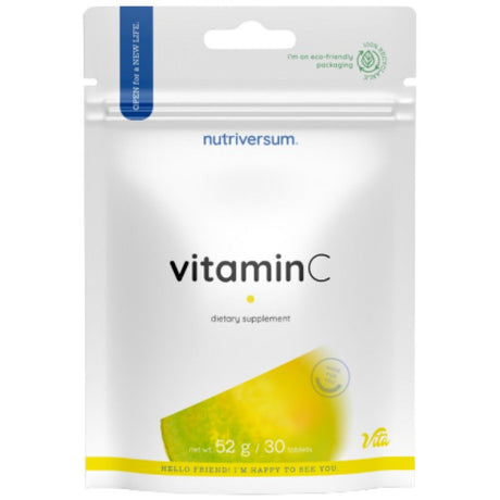 Vitamin C 1000 | with Rose Hips - 30 Tablets - Nutra Best Europe