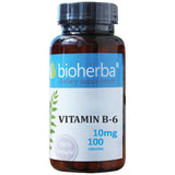 Vitamin B-6 10 mg | Pyridoxine - 100 capsules - Nutra Best Europe
