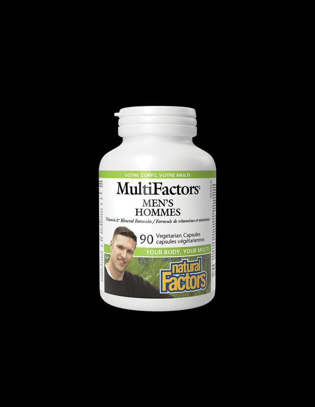 MultiFactors Men's Vitamins and Minerals, 90 V Capsules Natural Factors - Nutra Best Europe