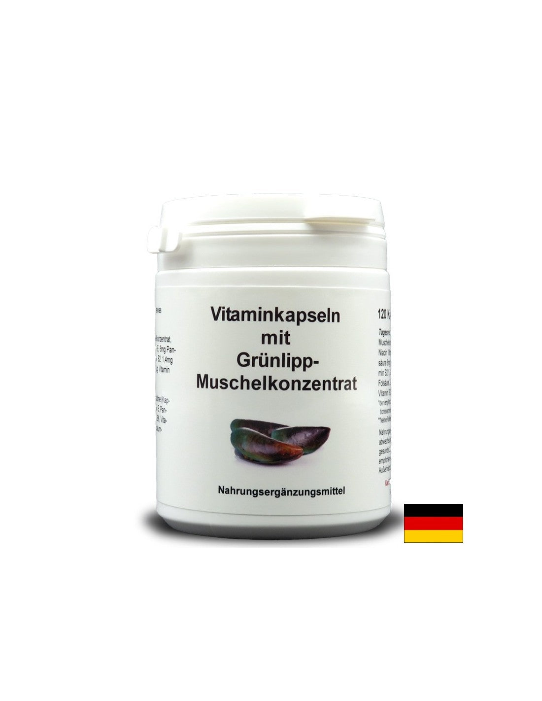Vitaminkapseln mit Grünlipp-Muschelkonzentrat - Mussel and vitamins, 120 capsules Karl Minck - Nutra Best Europe