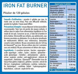 IRON | Ultra Fat Burner with Essential Amino Acids - 120 Gel capsules - Nutra Best Europe