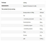 Frulove in Jelly | Apple & Cinnamon - 1000 grams - Nutra Best Europe