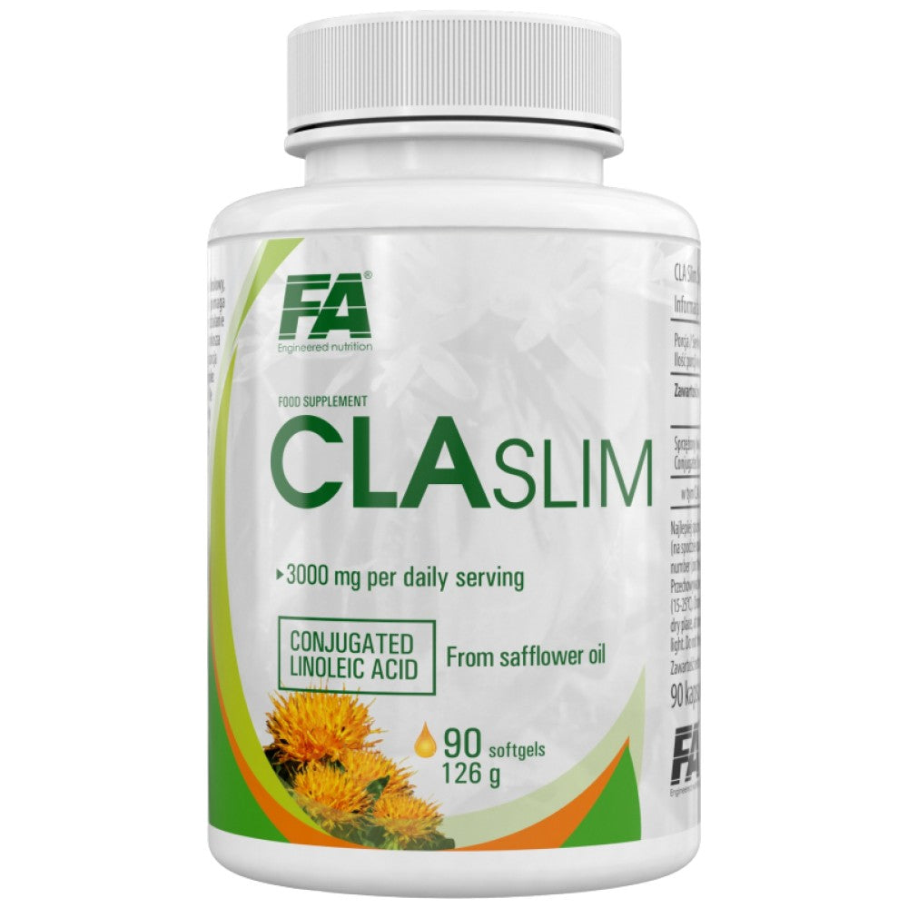 CLA Slim 3000 - 90 Gel capsules - Nutra Best Europe