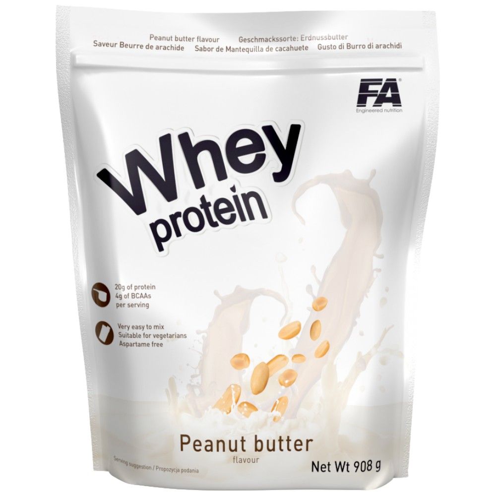 Whey Protein | High-Grade Whey Protein Concentrate - 908 grams - Nutra Best Europe