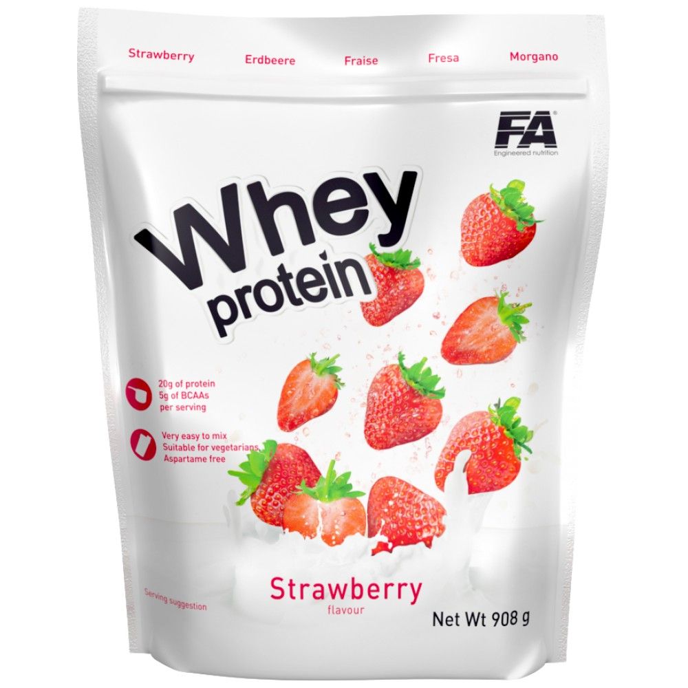 Whey Protein | High-Grade Whey Protein Concentrate - 908 grams - Nutra Best Europe