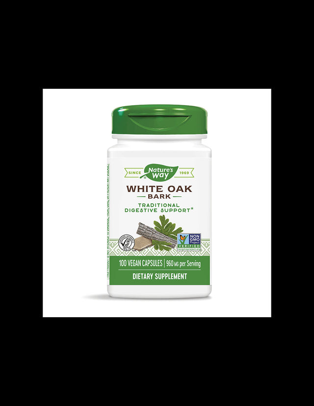 White Oak Bark 480 mg x 100 capsules Nature's Way - Nutra Best Europe