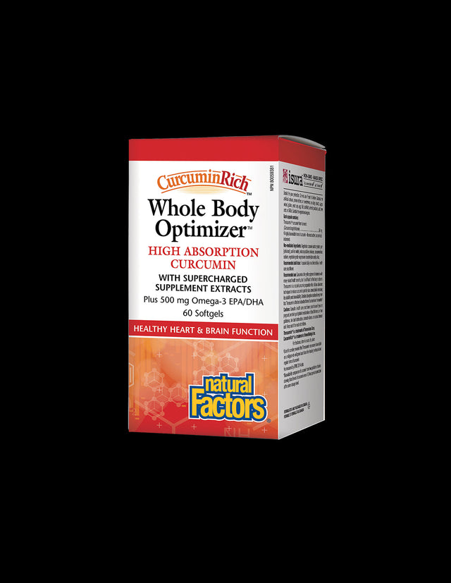 CurcuminRich™ Whole Body Optimizer™ x 60 softgel capsules - Nutra Best Europe
