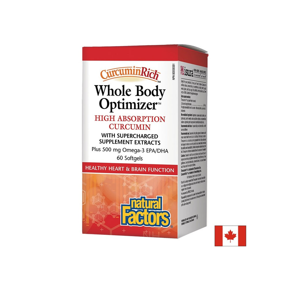 CurcuminRich™ Whole Body Optimizer™ x 60 softgel capsules - Nutra Best Europe