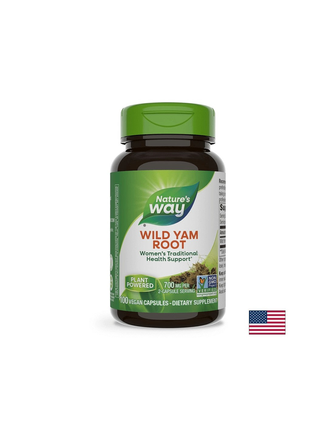 Wild Yam Root 425 mg - 100 capsules - Nutra Best Europe